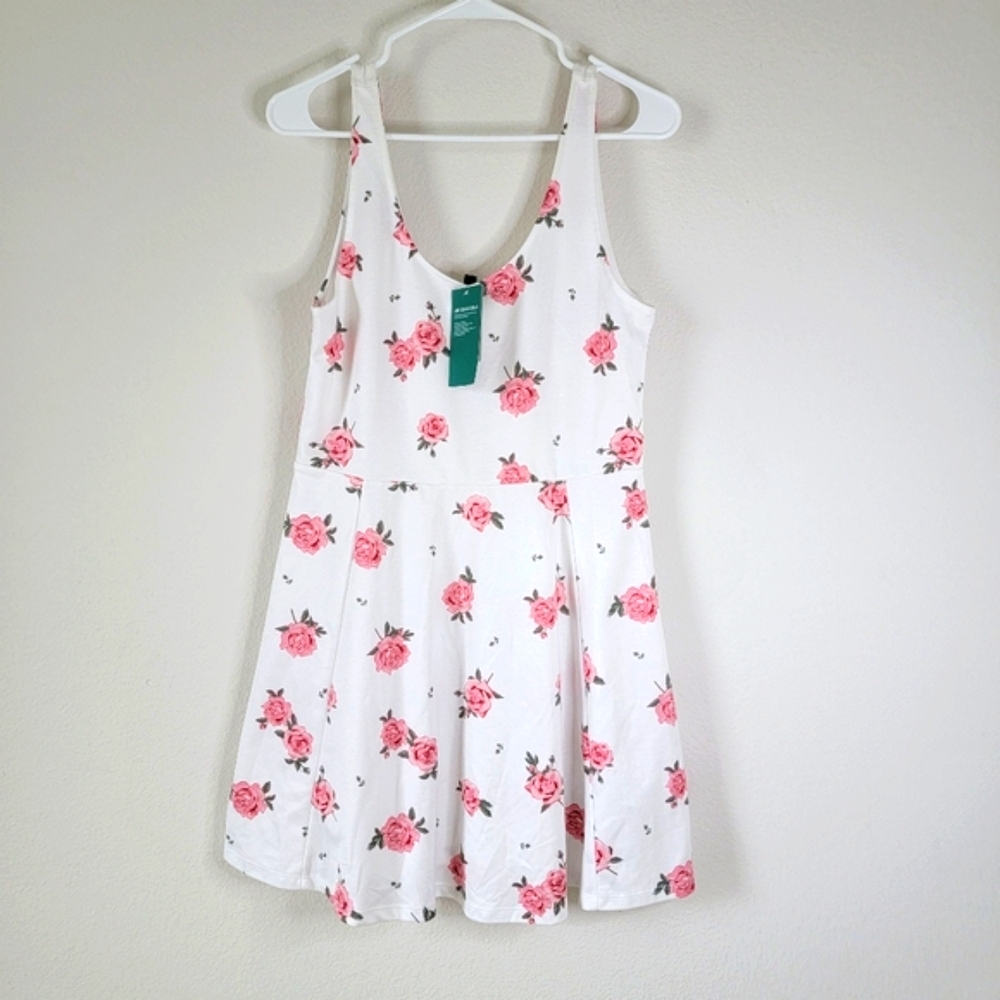 NWT -  DIVIDED H&M - Floral Sleeveless Mini Dress Size 12